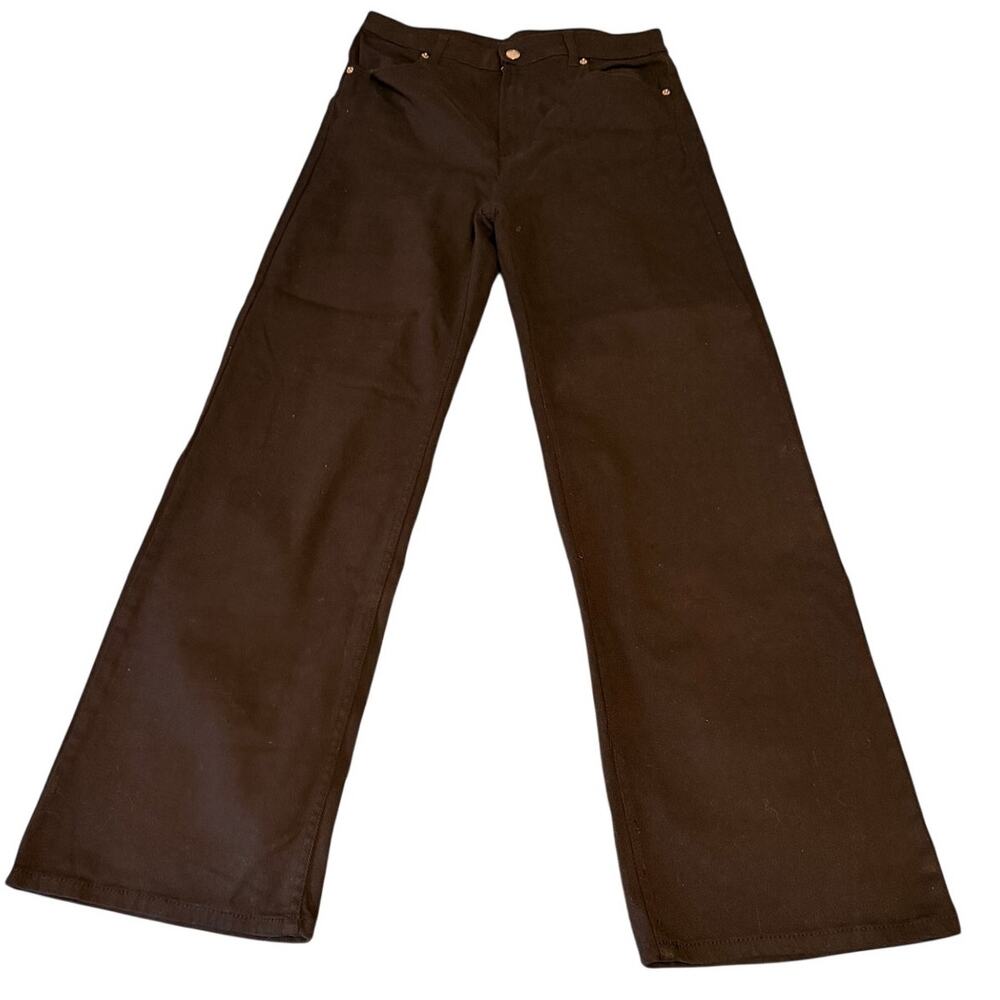 H&M Divided Women’s Size 8 Black Stretch Straight Leg Jeans High Rise